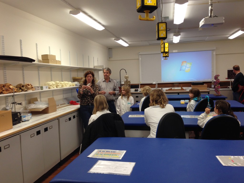 DNA Lab with Professor Turi King.